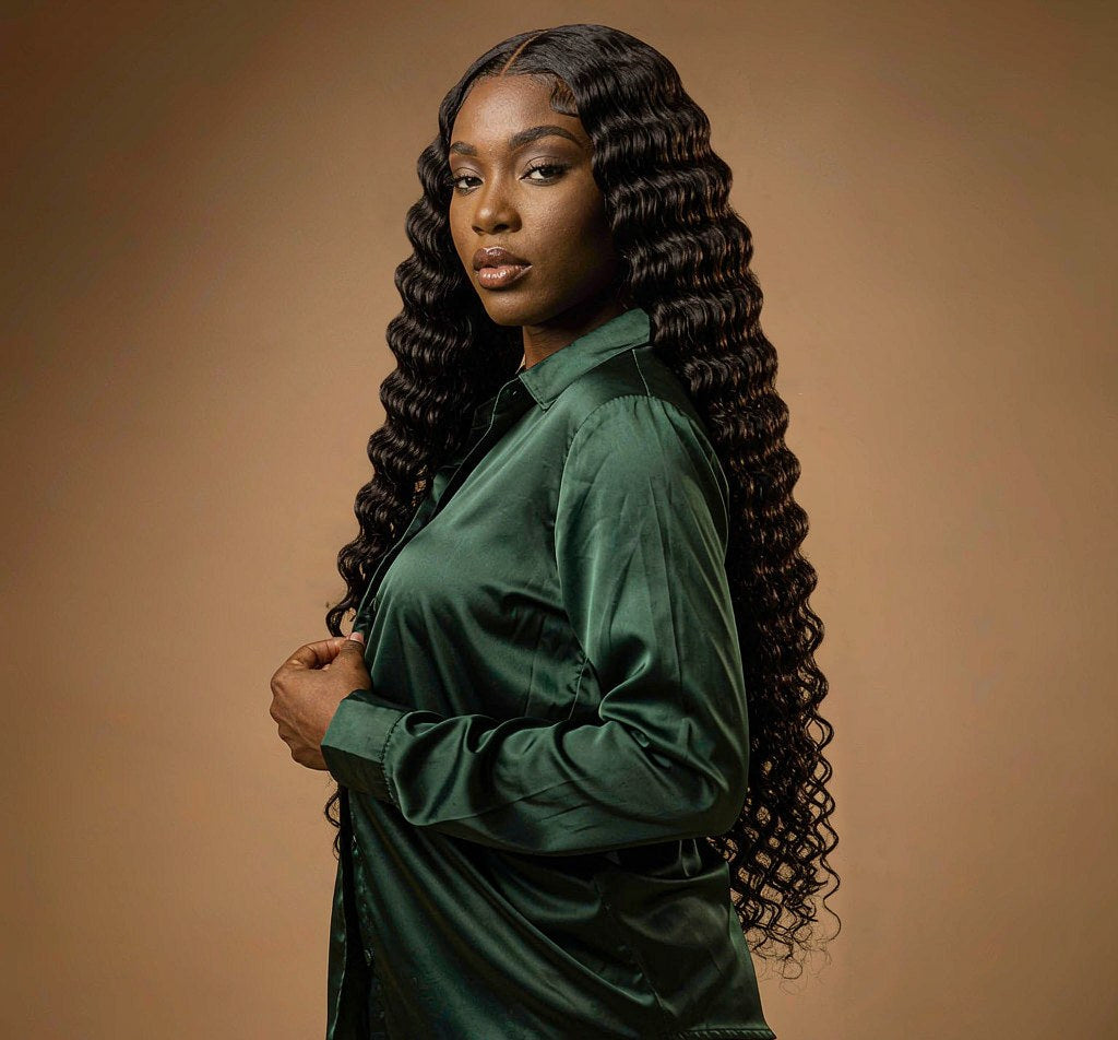 Deep Wave Human Hair Wigs | 13x4 Lace Front & Closure